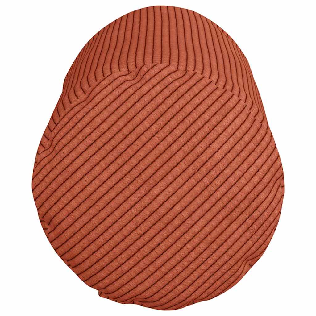 Bolster Pillows 2 pcs Red Orange Ø 15 x 40 cm Corduroy Fabric